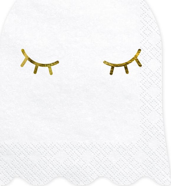 Party Deco Serwetki Duch - 23 x 28 cm - 20 szt. uniwersalny