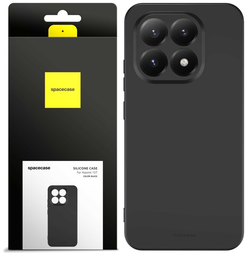 Spacecase Etui Silicone Case 3.0 Xiaomi 15T black standard