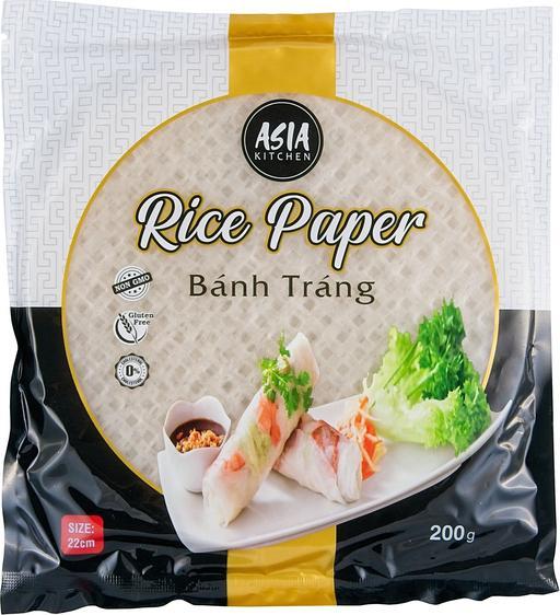 Asia Kitchen Papier ryżowy okrągły 22cm, 200g - Asia Kitchen