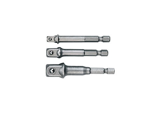 Topex Komplet adapterów do wiertarki na kwadrat 1/4" 3/8" 1/2" (38D151)