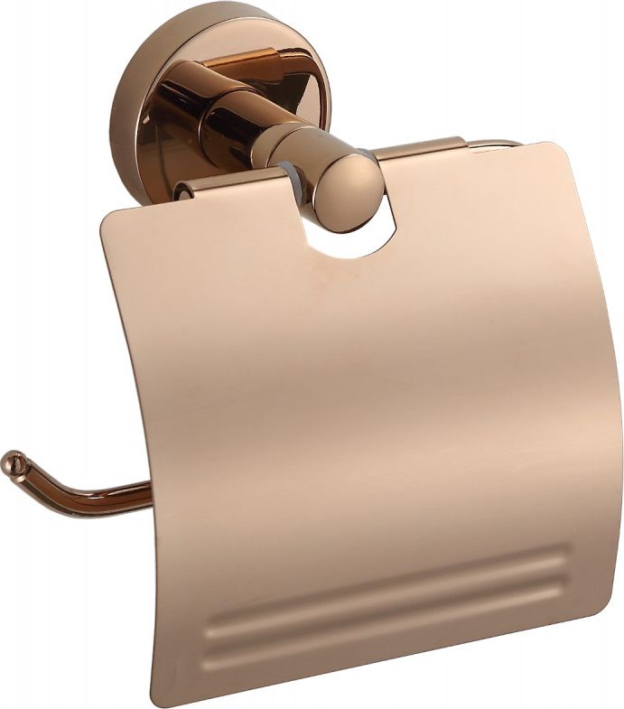 Mexen Uchwyt na papier toaletowy Remo Różowe złoto
