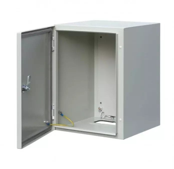 Obudowa Metalowa 400x300x200 IP66 IK10 RAL7032 z płytą montażową ELM-2554003