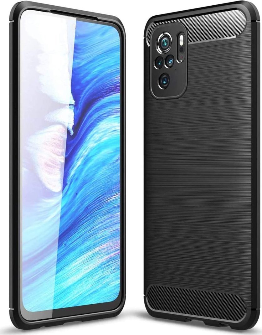 Braders Etui Carbon Case do Xiaomi Redmi Note 10 / 10S czarny