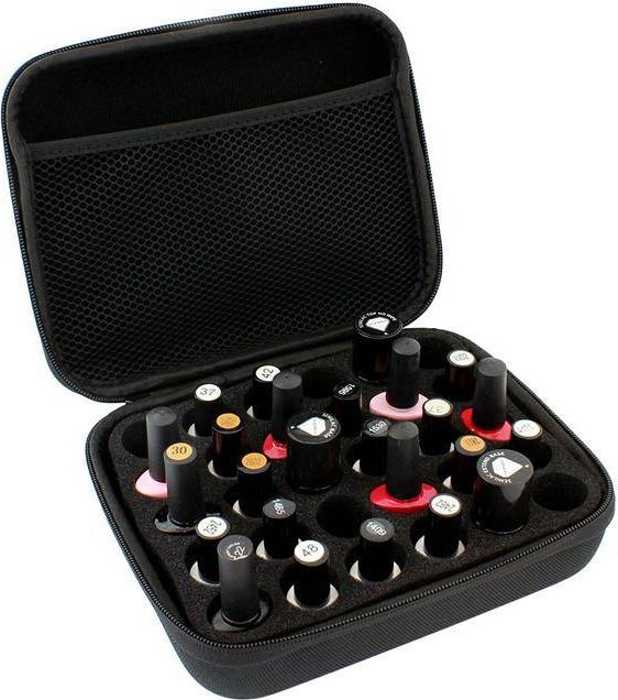 TopShine AG675 KUFER NA LAKIERY DO PAZNOKCI ETUI CZARNE uniwersalny