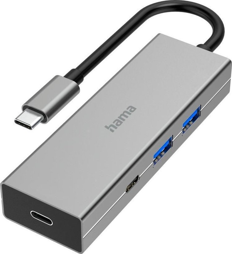 HUB USB Hama 2x USB-C + 2x USB-A 3.2 Gen1 (002001360000)