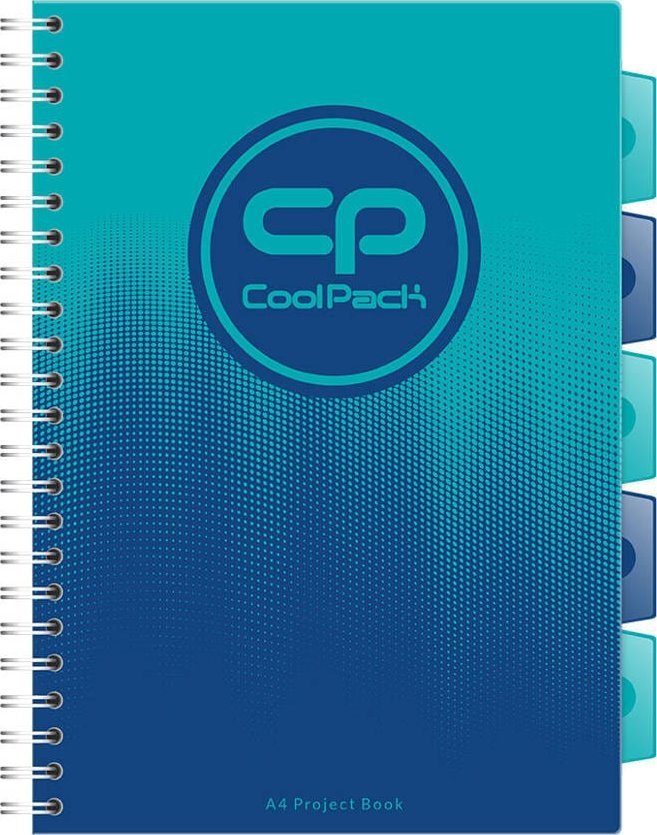 COOLPACK - GRADIENT - KOŁOZESZYT A4 - OCEAN