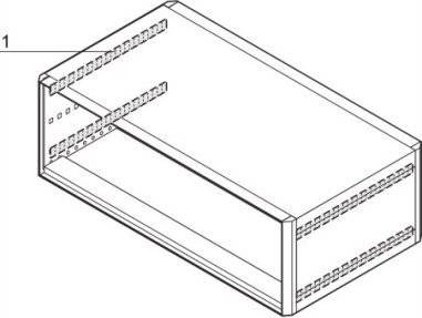 SCHROFF SCHROFF RatiopacPRO Zestaw ekranujący EMC ściana boczna do pokrywy 375 mm