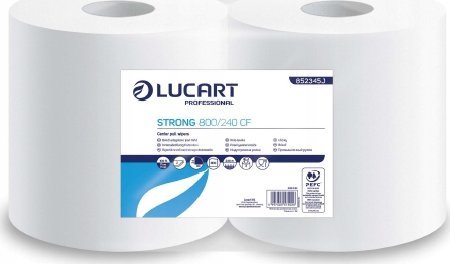 Karen Lucart Strong 800/240 CF - Czyściwo w roli, 2 warstwy, 240 m, celuloza - 2 rolki