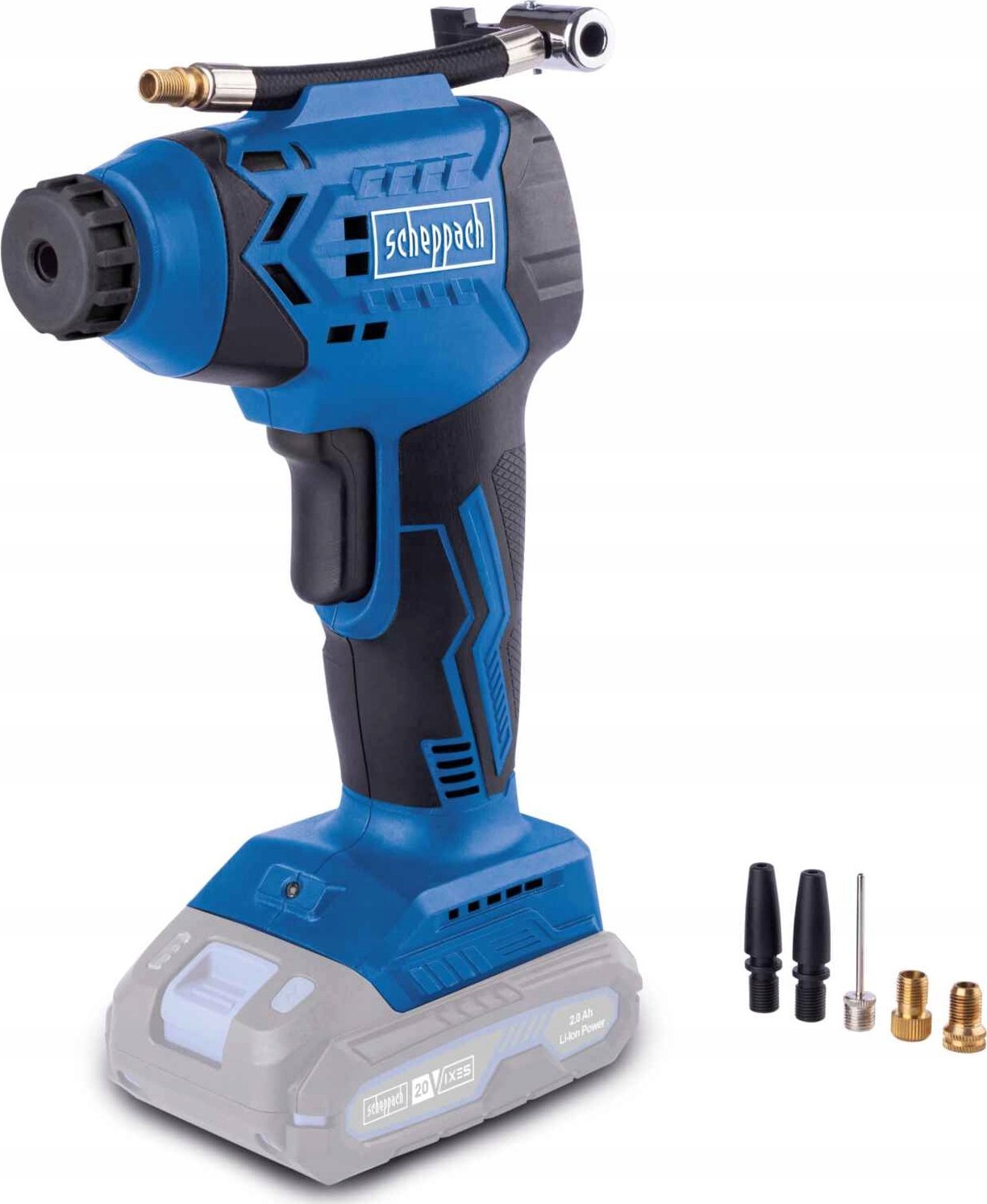 Kompresor samochodowy Scheppach Akumuliatorinis kompresorius HC-AC20-X, korpusas, Scheppach