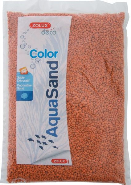 Zolux Aquasand Color pomarańcz stepowy 1kg
