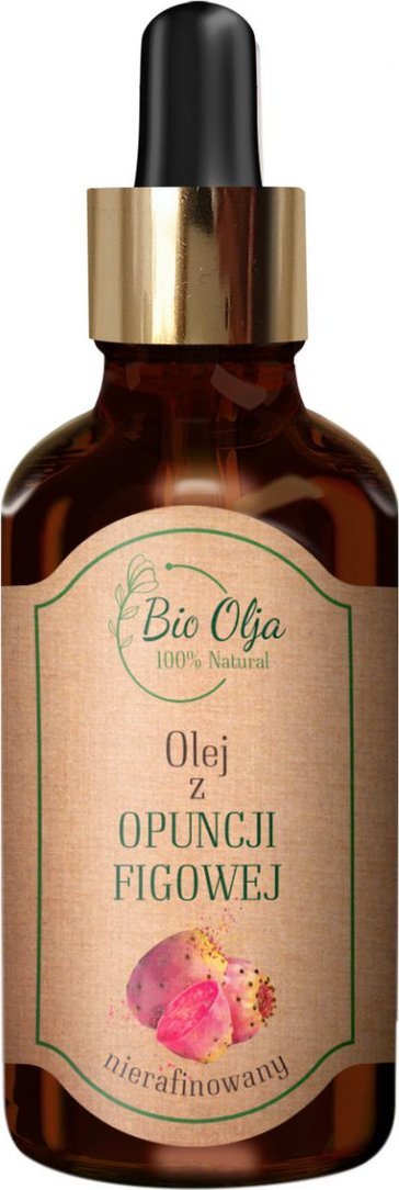 Bio Olja Olej z Opuncji figowej zimnotłoczony nierafinowany 50ml