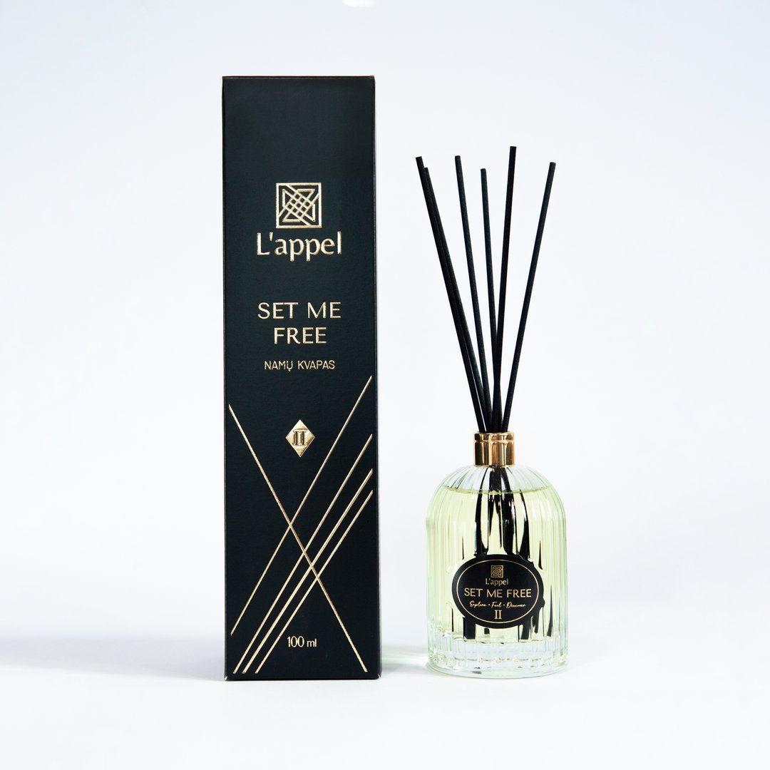 Home fragrance with sticks LAPPEL SET ME FREE, 100 ml