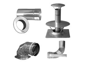 Immergas Zestaw powietrzno-spalinowy koncentryczny 80 /125 biały - K.Z80/125B