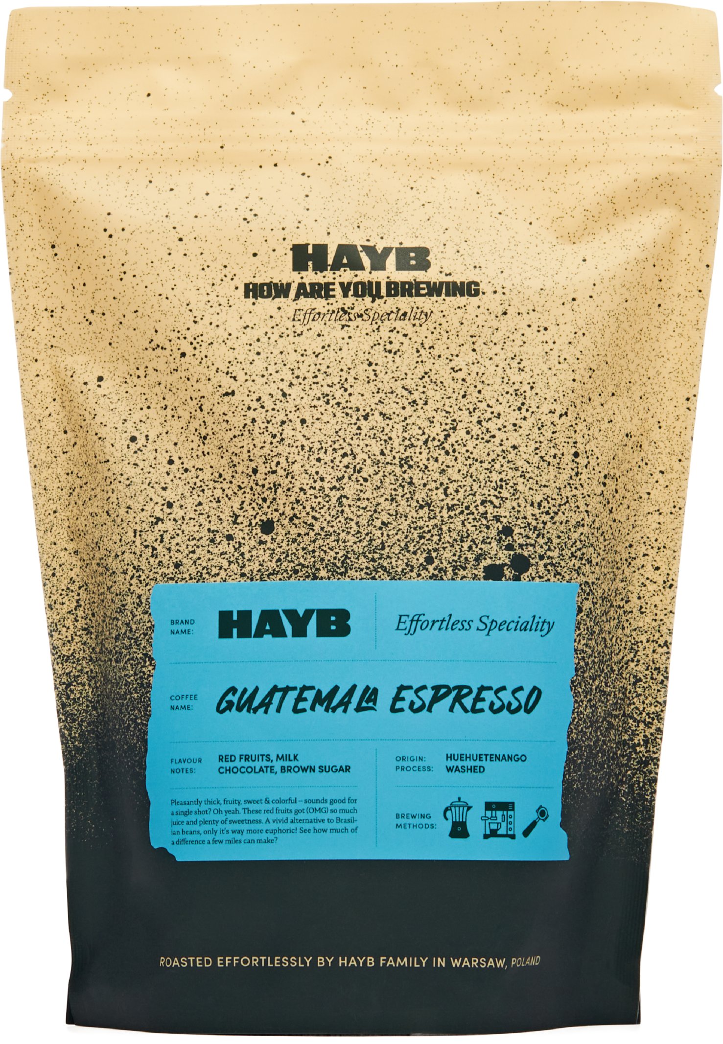 Kawa ziarnista HAYB Guatemala Espresso 250 g
