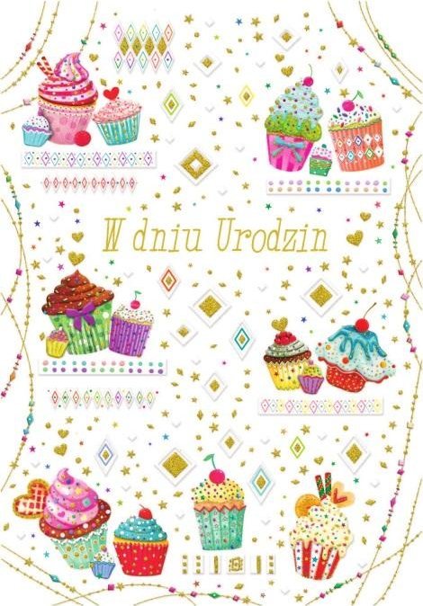 Trend Kartka okolicznościowa Urodziny TS54