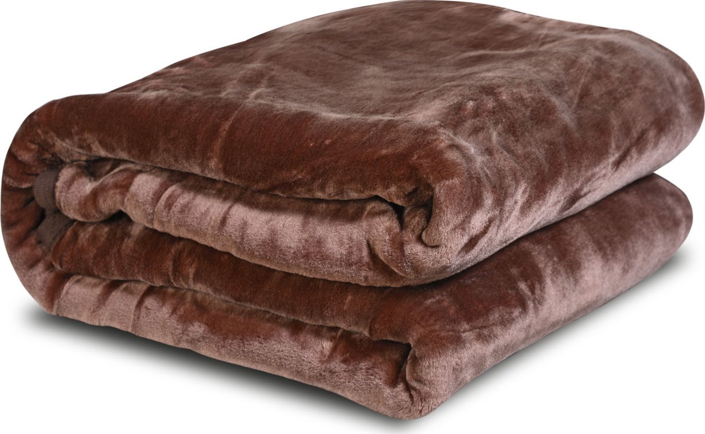 Dymo Koc akrylowy brązowy 160x200 cm Medicline