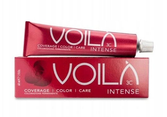 Intercosmo, Voilà 3C Intense, Nourishing, Permanent Hair Dye, 6.1 Dark Ash Blonde, 60 ml For Women