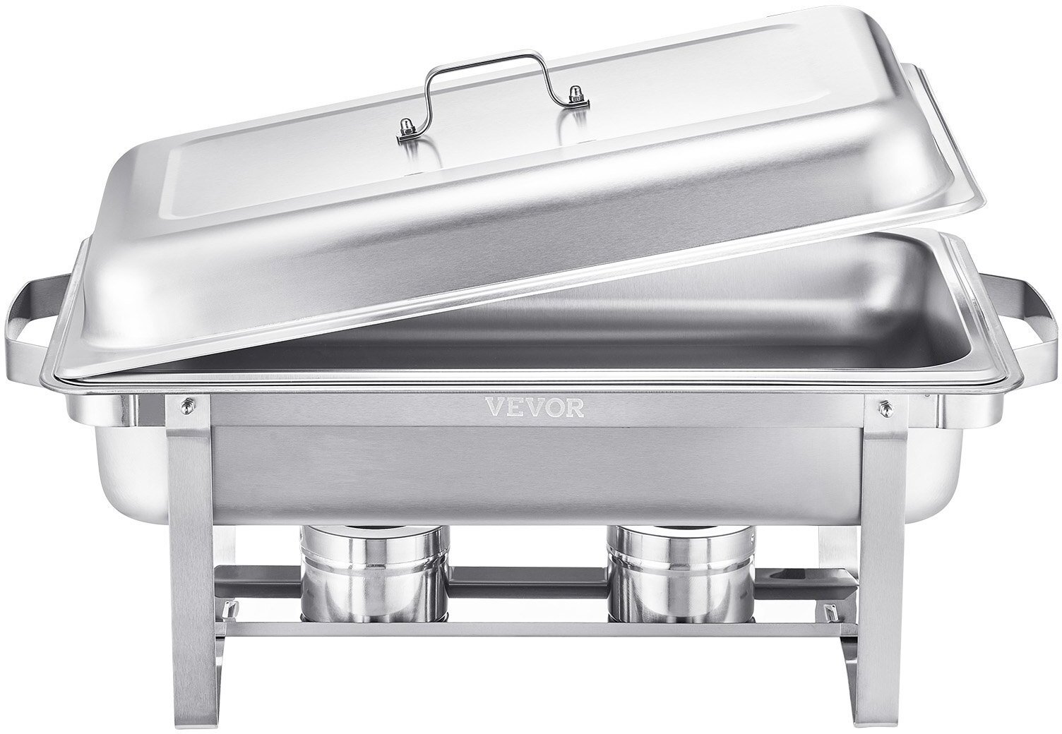 Zestaw do bufetu 6-pojemników podgrzewaczy 8 QT stal nierdzewna do przyjęć