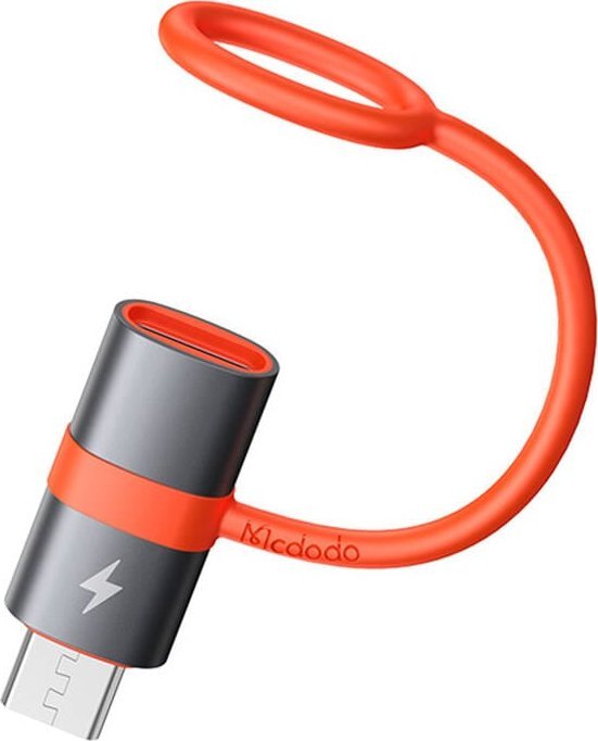 Adapter USB Mcdodo Adapter USB-C do Micro USB McDodo OT-3820 (czarny)