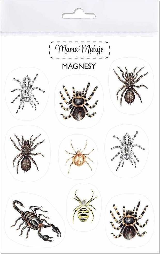 Mama Maluje Magnesy Pajęczaki