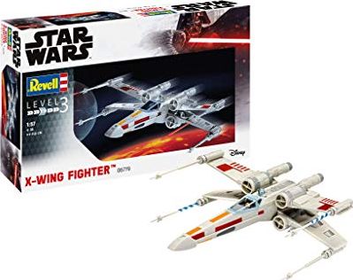 Revell Revell 06779 Disney Star Wars X-Wing Fighter, statek kosmiczny Star Wars 1:57, 21,8 cm zestaw do modelowania dla początkujących, niepomalowany