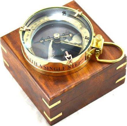 Upominkarnia Kompas mosiężny Map Reader w pudełku NC1087