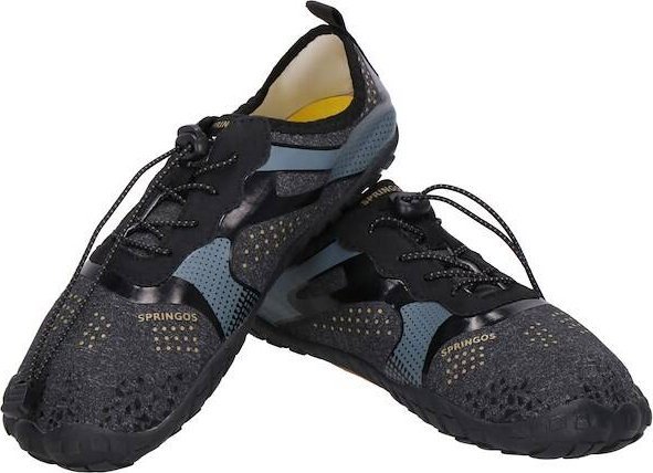Springos Buty do wody, męskie rozm. 42 szybkoschnące buty na plaże, szaro-czarne UNIWERSALNY
