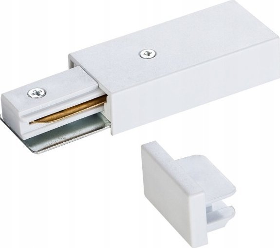 DPM Złączki końcowe do szyny natynkowej, białe, X-LINE