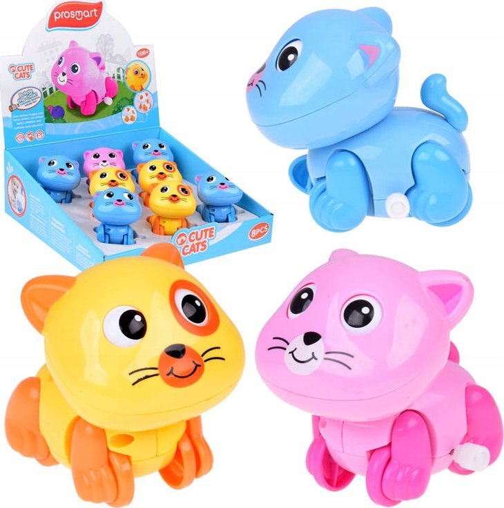 HOLA Nakręcany Kotek Psotek rusza ogonkiem ZA1190