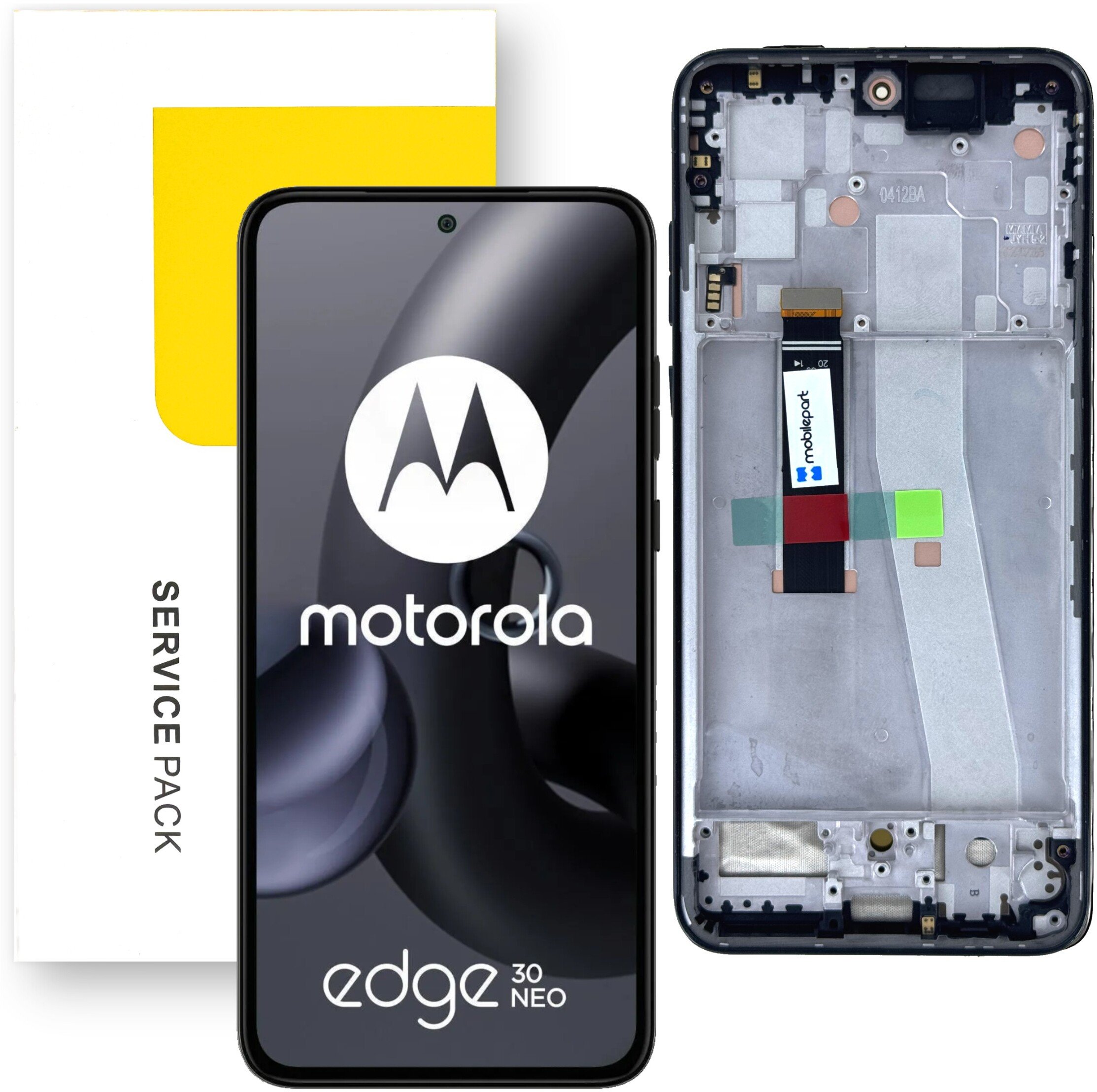 Wyświetlacz do Motorola Edge 30 Neo LCD XT2245-1 Ramka Oryginał Mobilepart