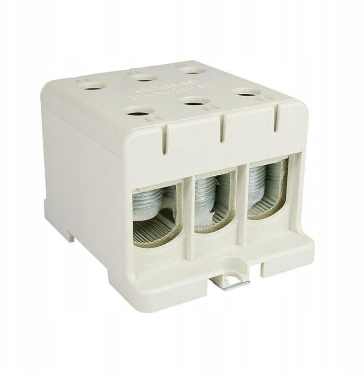 Elektro-Plast rozdzielnica odgałęźna 3-polowa szara do montażu płaskiego i na szynę AL/CU 3x150mm2 TH WLZ35/3x150/s 48.3151