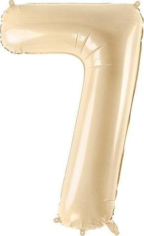Balon fol.Cyfra 7 72cm beż 35225