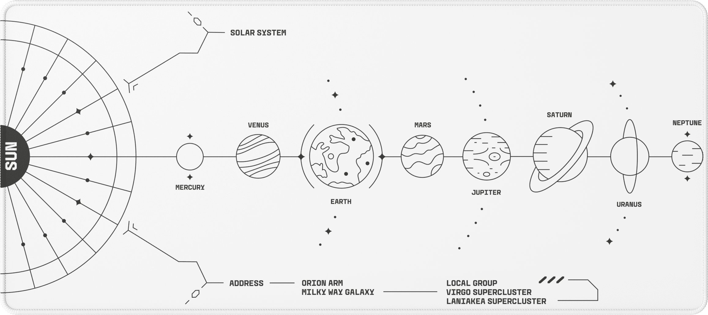 Podkładka Dark Project Terra Nova XL biała (DPMP_NOVA_WHITE_XL)