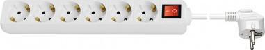 Listwa zasilająca Goobay 6 gniazd 5 m biała (RB38845)