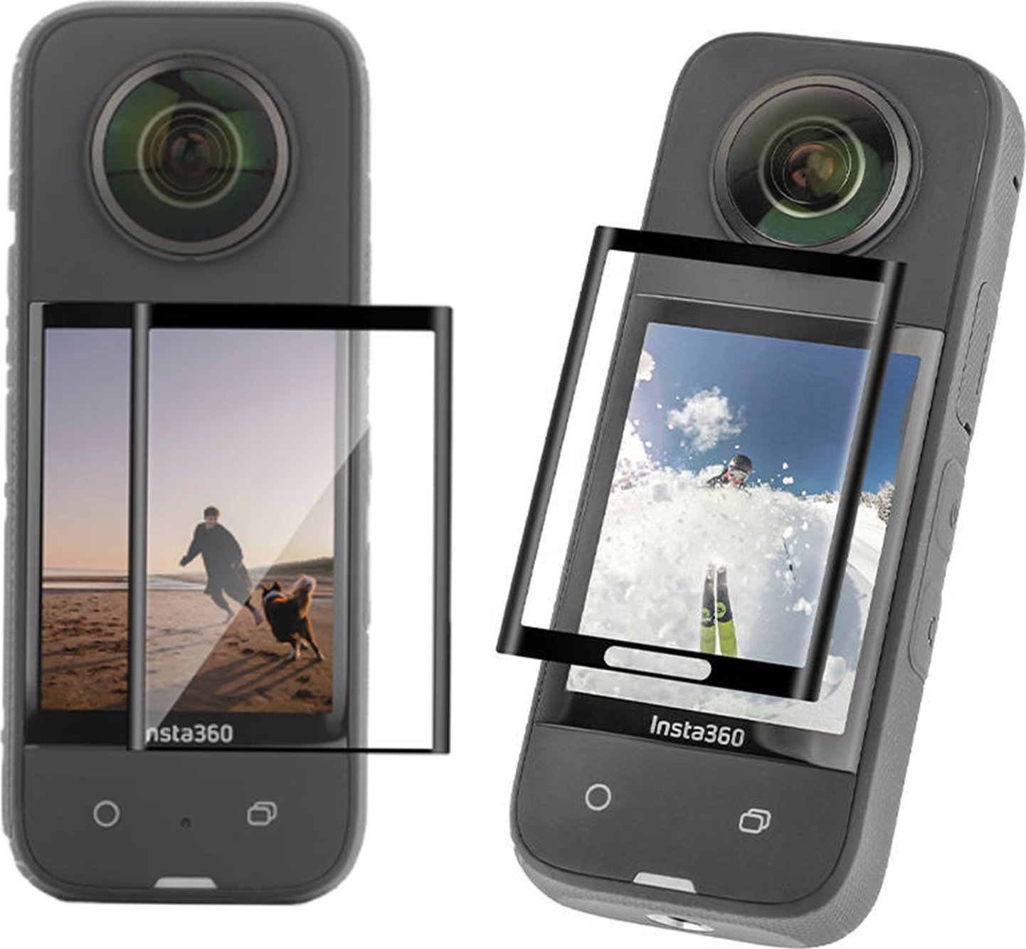 SunnyLife OCHRONNA FOLIA SUNNYLIFE NA EKRAN DO INSTA360 X3 - 2 SZTUKI