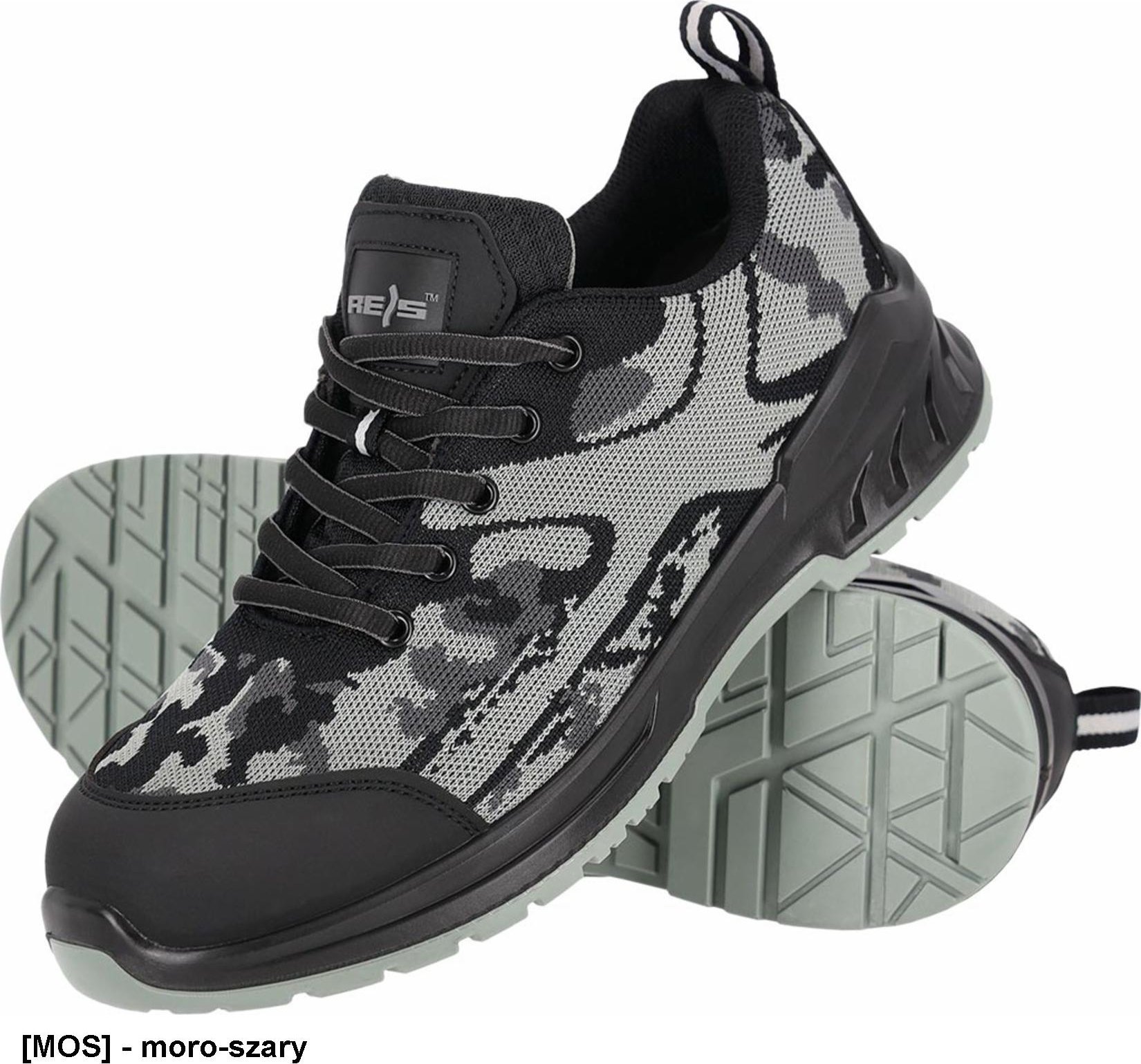 Reis BRMORO - Buty bezpieczne MORO - moro-szary 43
