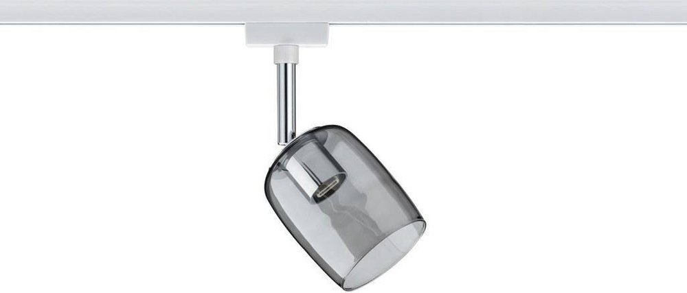 Paulmann URail System Spot Blossom max. 1x10W G9 Biały/Szary przezroczysty 230V Metal/Szkło