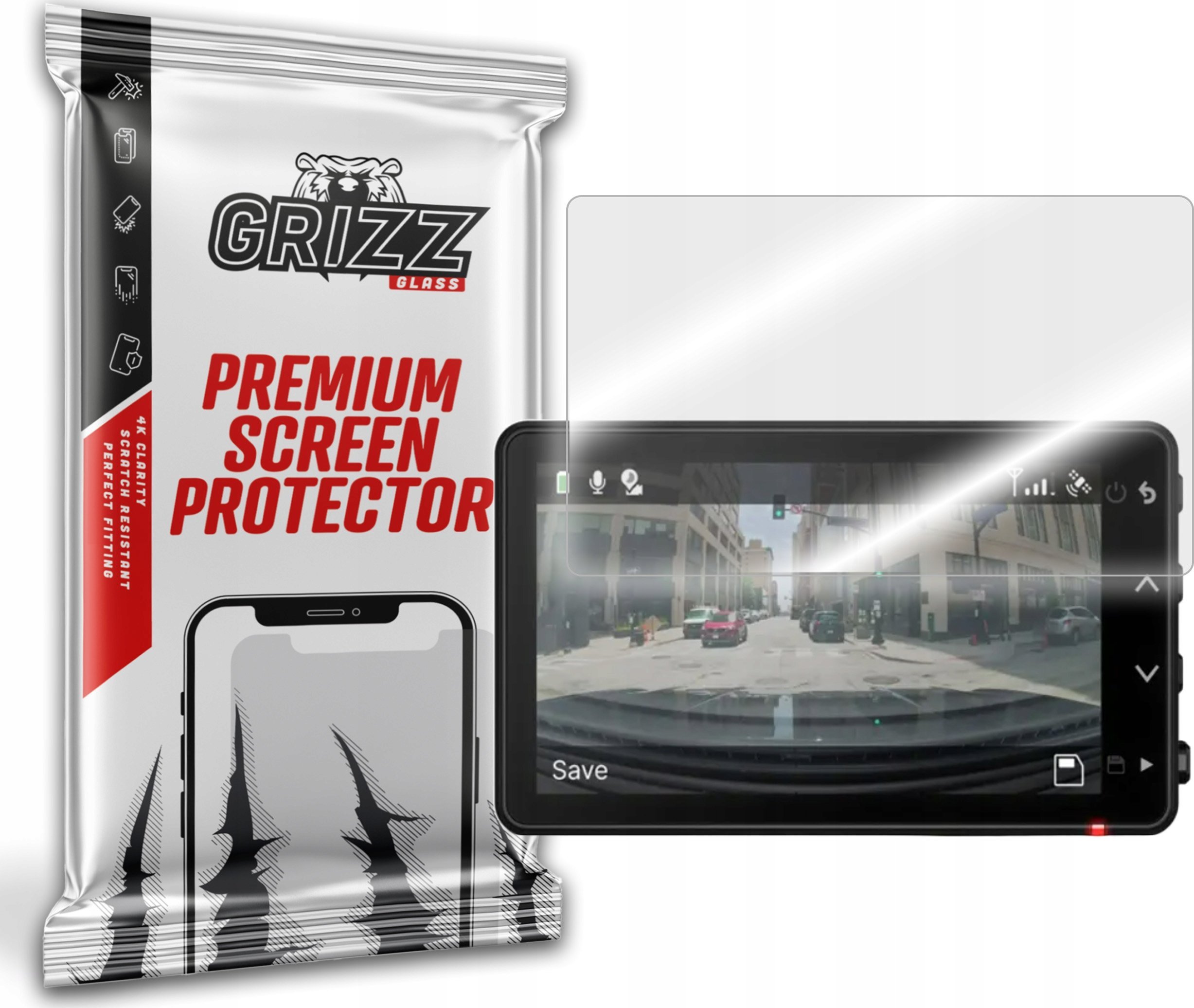 GrizzGlass Szkło hybrydowe GrizzGlass HybridGlass Garmin Dash Cam Live