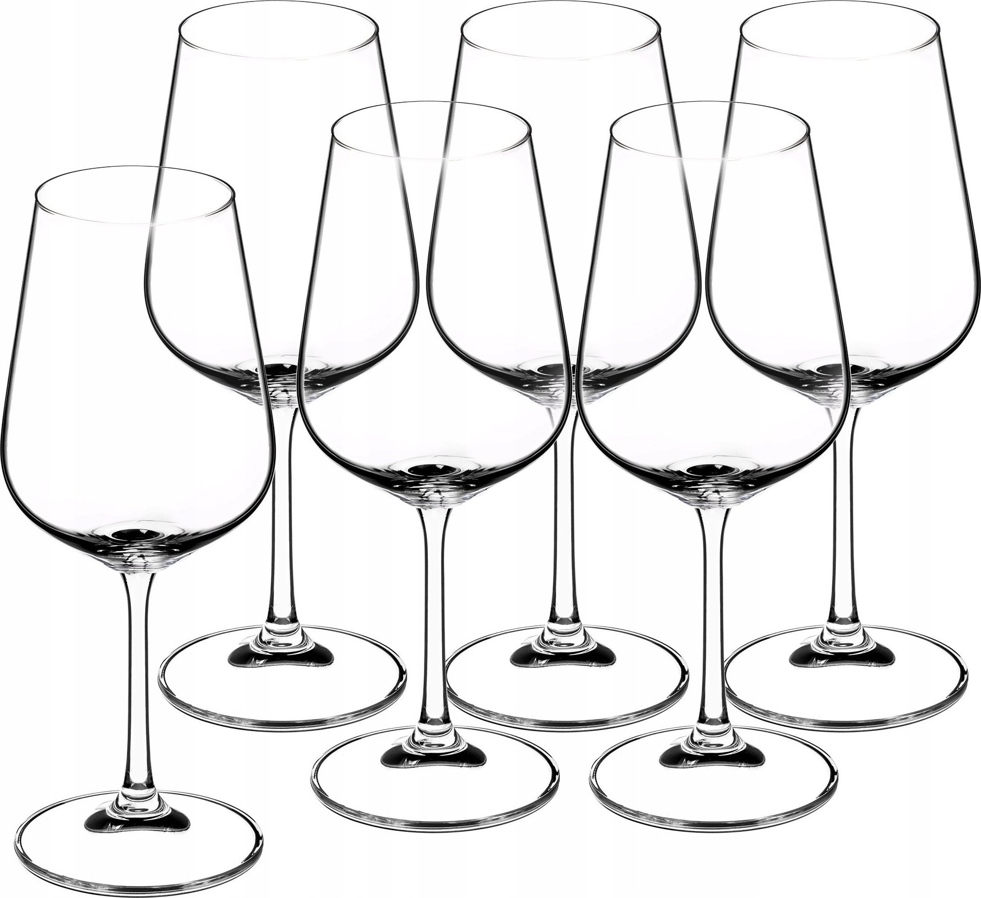 Kadax Kieliszki Do Wina Czerwonego Komplet 6 szt 450ml