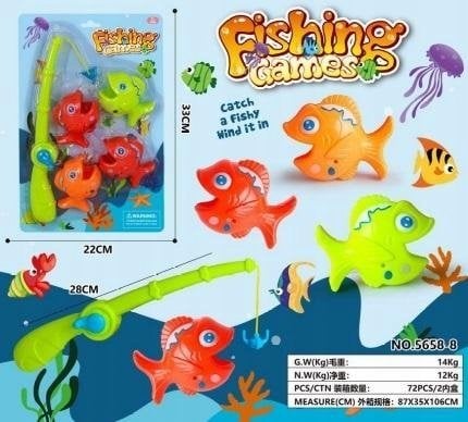 LeanToys Zestaw do łowienia rybek