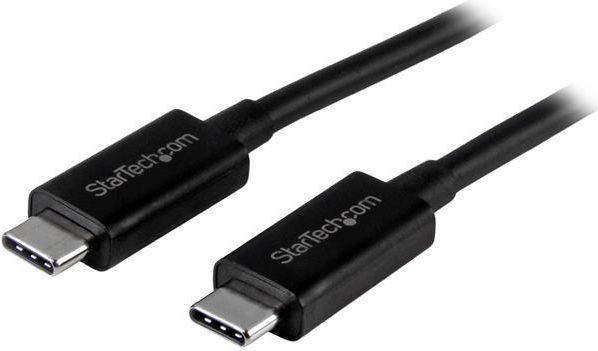 Kabel USB StarTech USB-C - USB-C 1 m Czarny (USB31CC1M)