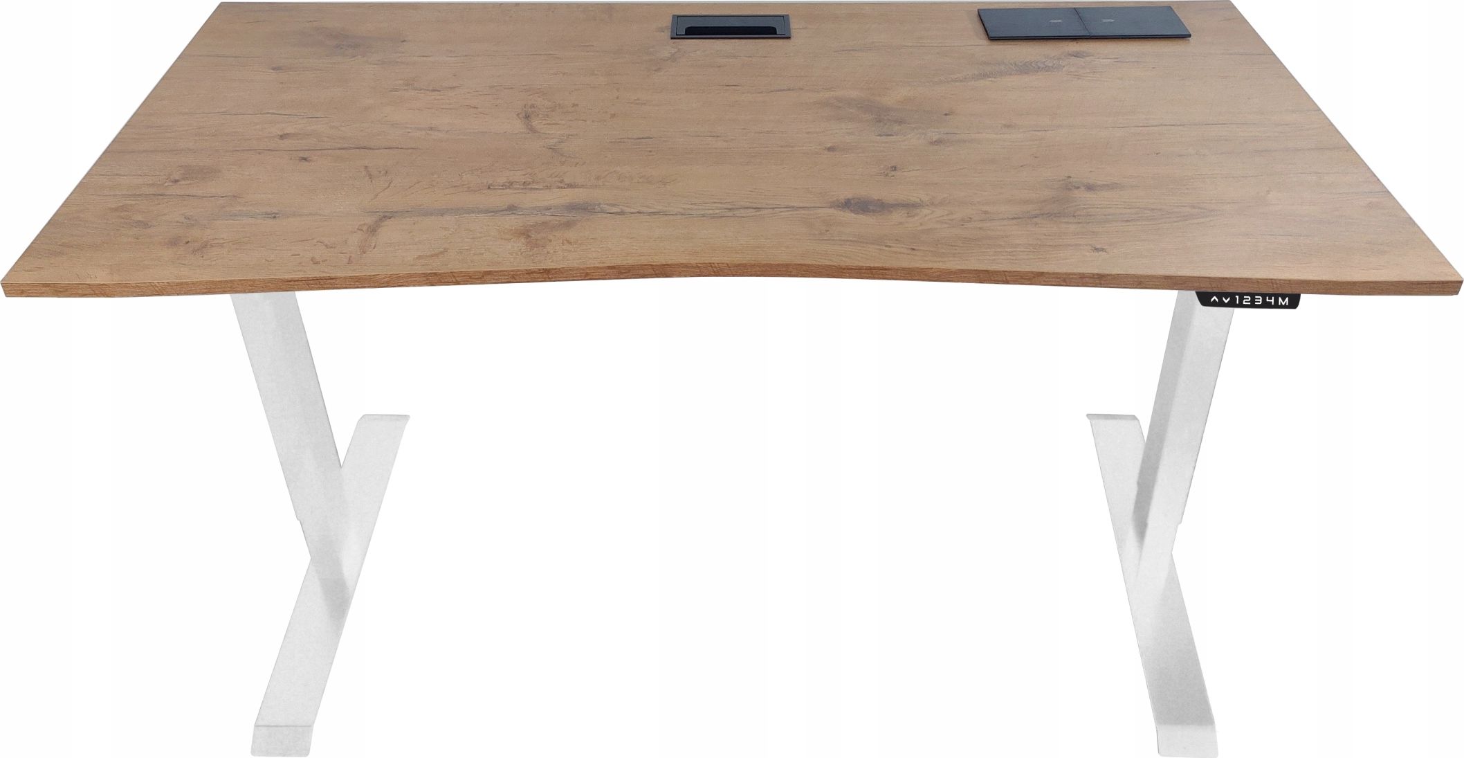 Biurko Zdesk AD-3TW-GNB Biało-Brązowe 138 cm x 68 cm