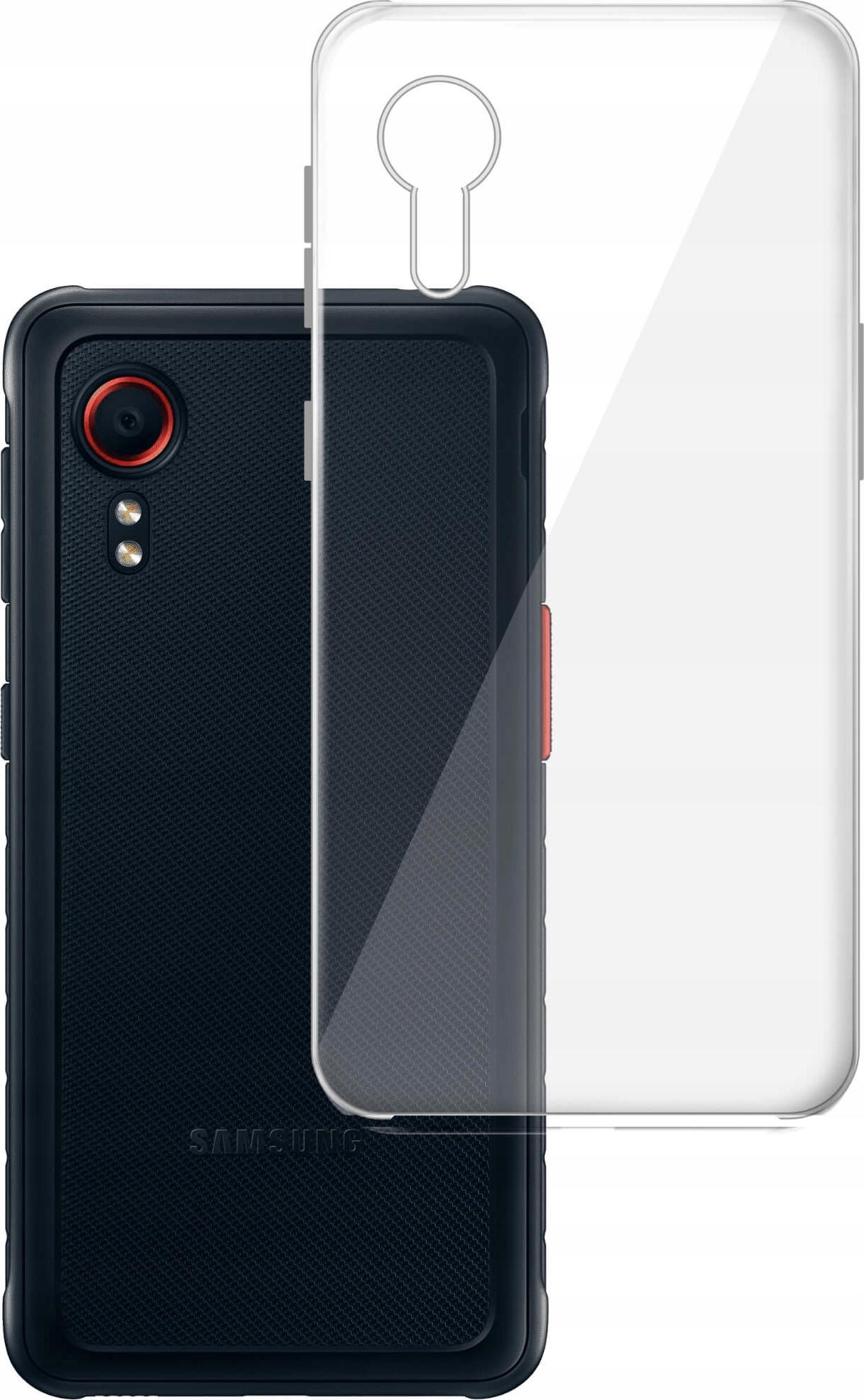 etumi Etui Do Samsung Galaxy Xcover 5 Gumowe Slim Clear Pokrowiec Ochronny / Futerał Obudowa / Ochrona Clear Cover Bezbarwne Slim Case0277