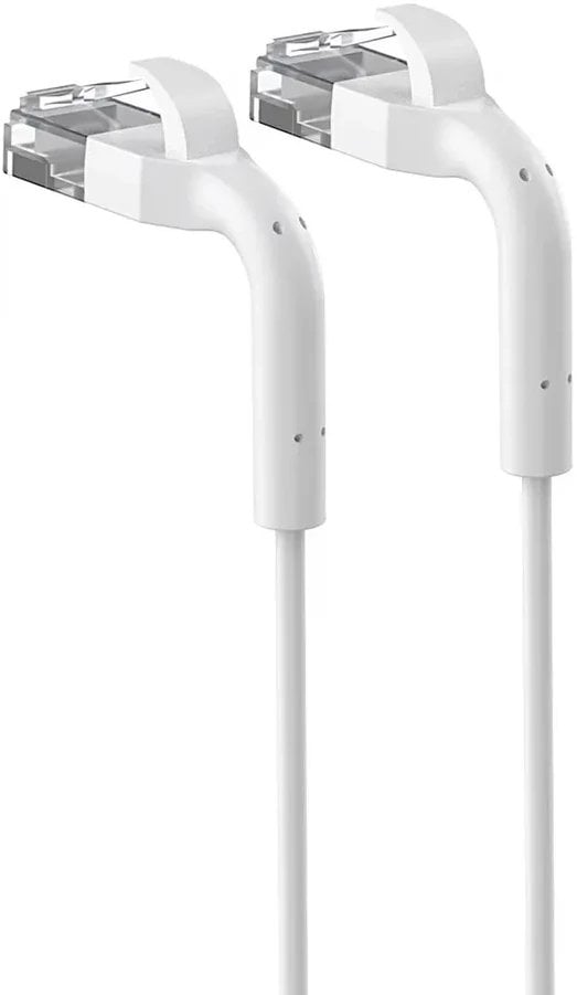 Extralink Kat.6A U/Ftp 3M 1Gbps Biały | Patchcord Lan | Miedź Kabel Sieciowy Skrętka, Łamana Końcówka