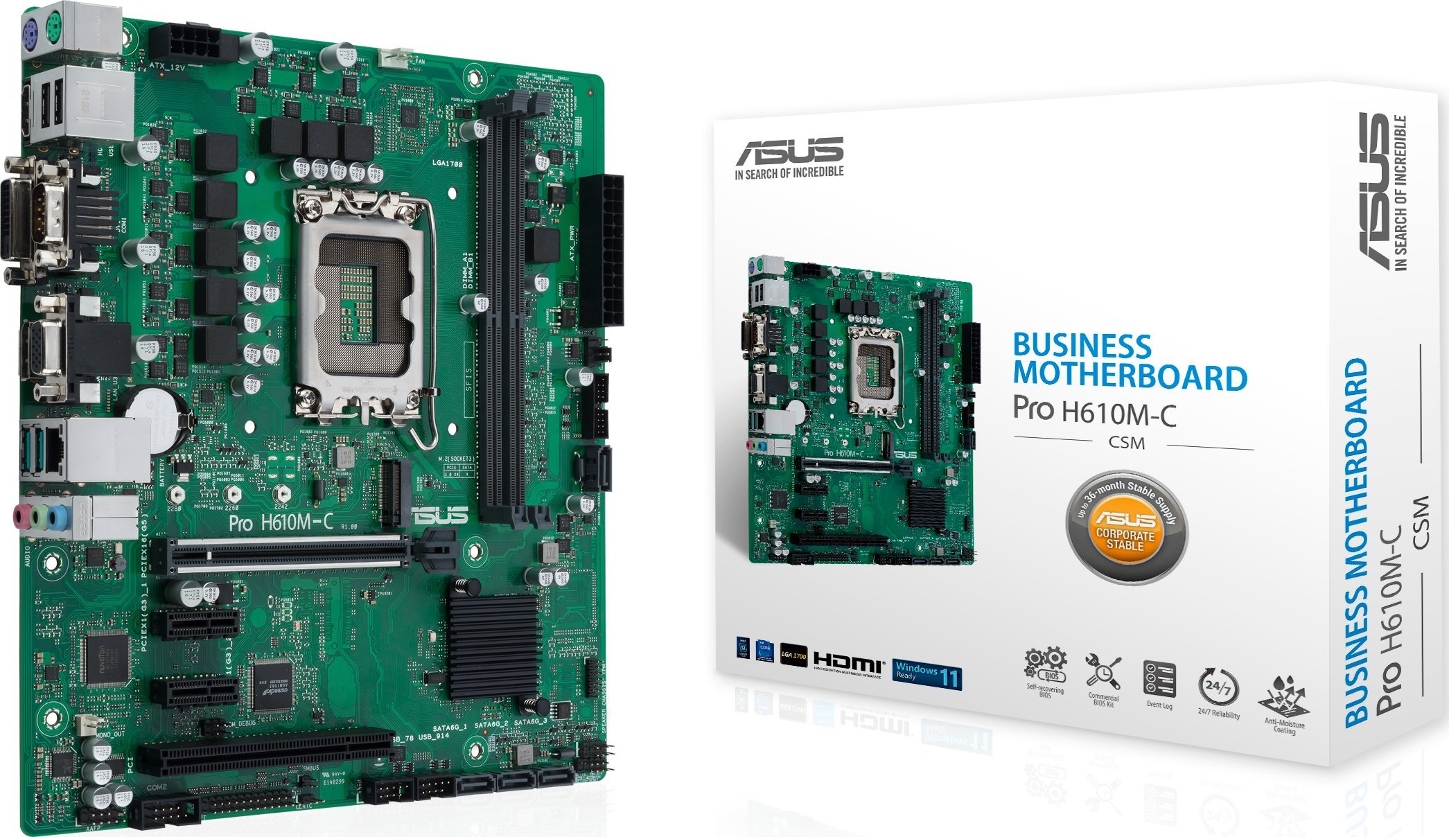Płyta główna Asus PRO H610M-C-CSM