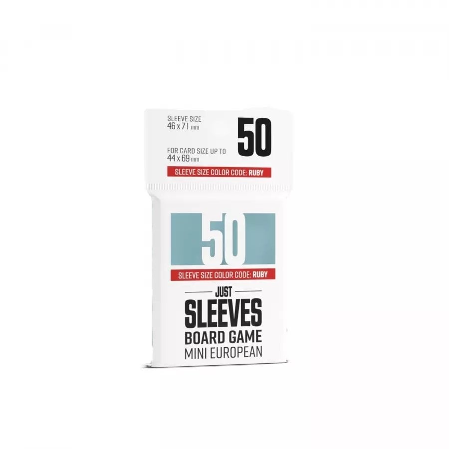 Gamegenic Just Sleeves - Board Game Sleeves (46 x 71 mm) 50 sztuk, Clear