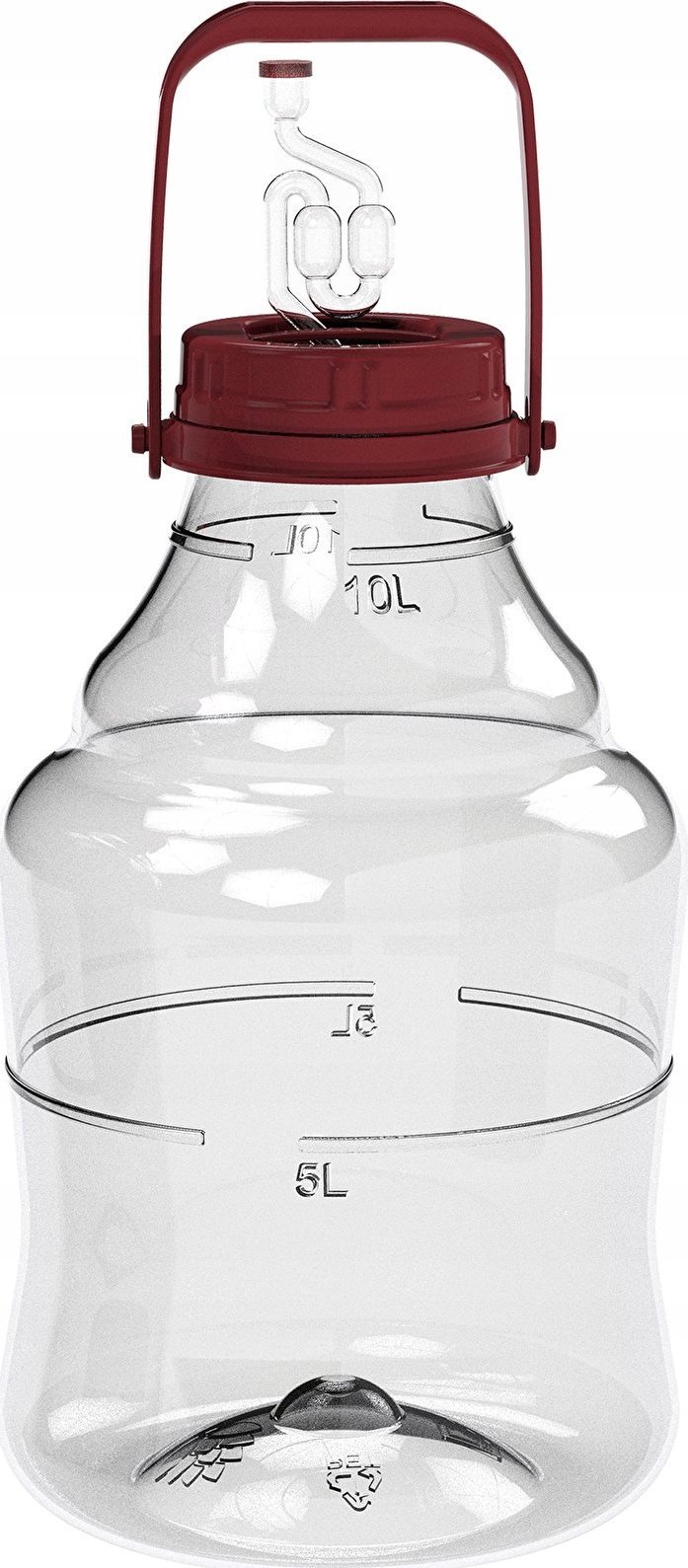 Sourcing UNBREAKABLE DEMIJOHN 10L HANDLE/AIRLOKS