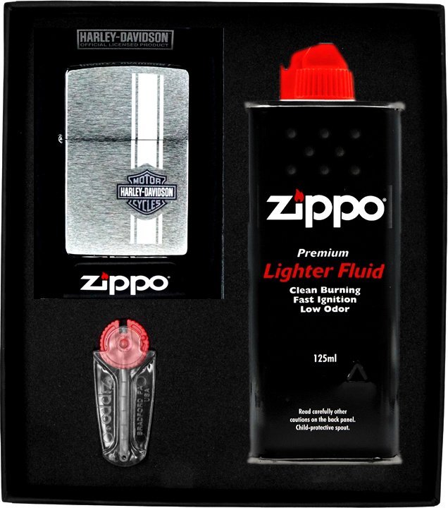 Zestaw ZIPPO Zapalniczka HARLEY DAVIDSON DESIGN Prezentowy No1