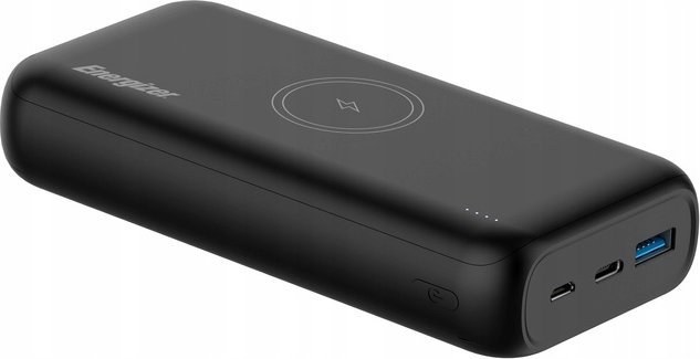 Energizer Powerbank indukcyjny 20000 mAh 20W QE20009PQ czarny (PD) + QI