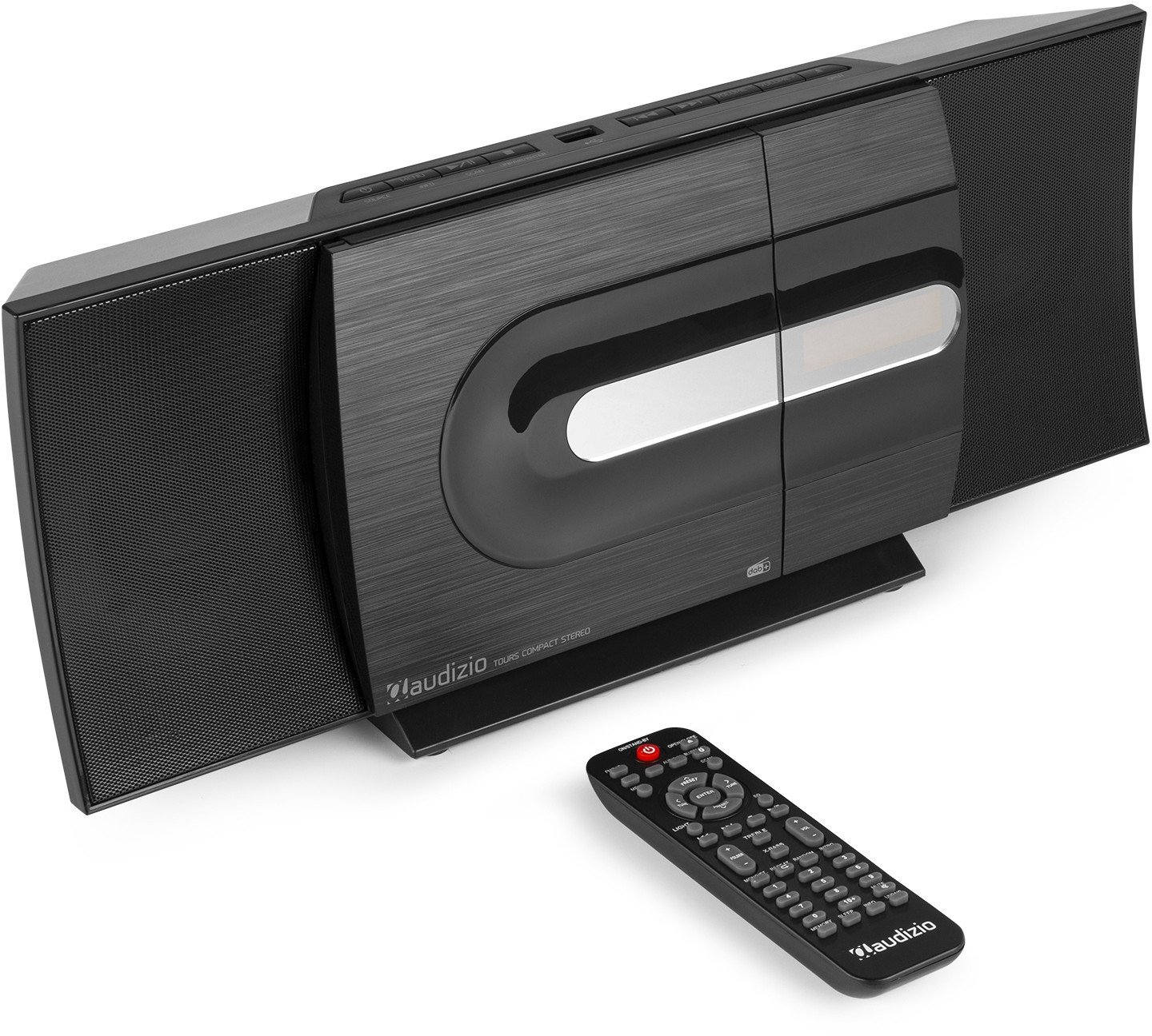 Miniwieża stereofoniczna Tours Audizio czarna one size